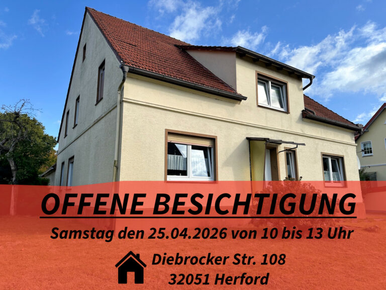 Einfamilienhaus mit Potenzial im Herforder Westen!